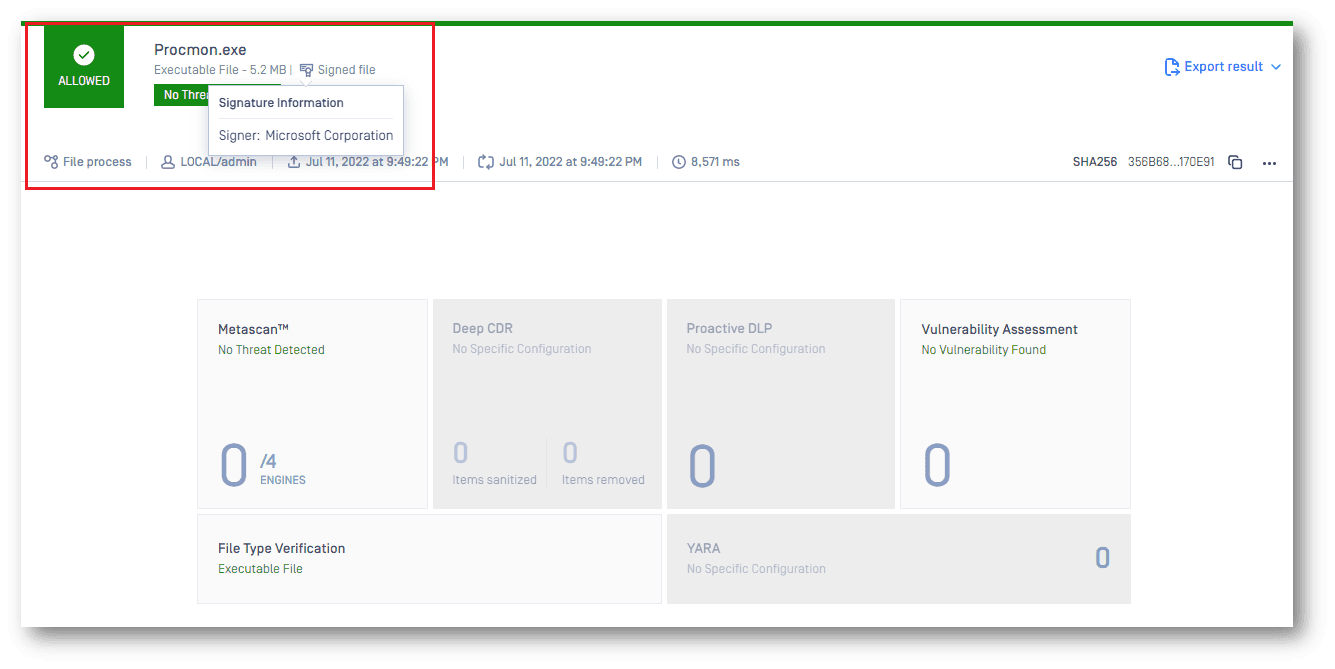 MetaDefender Core v5.2.0 Release