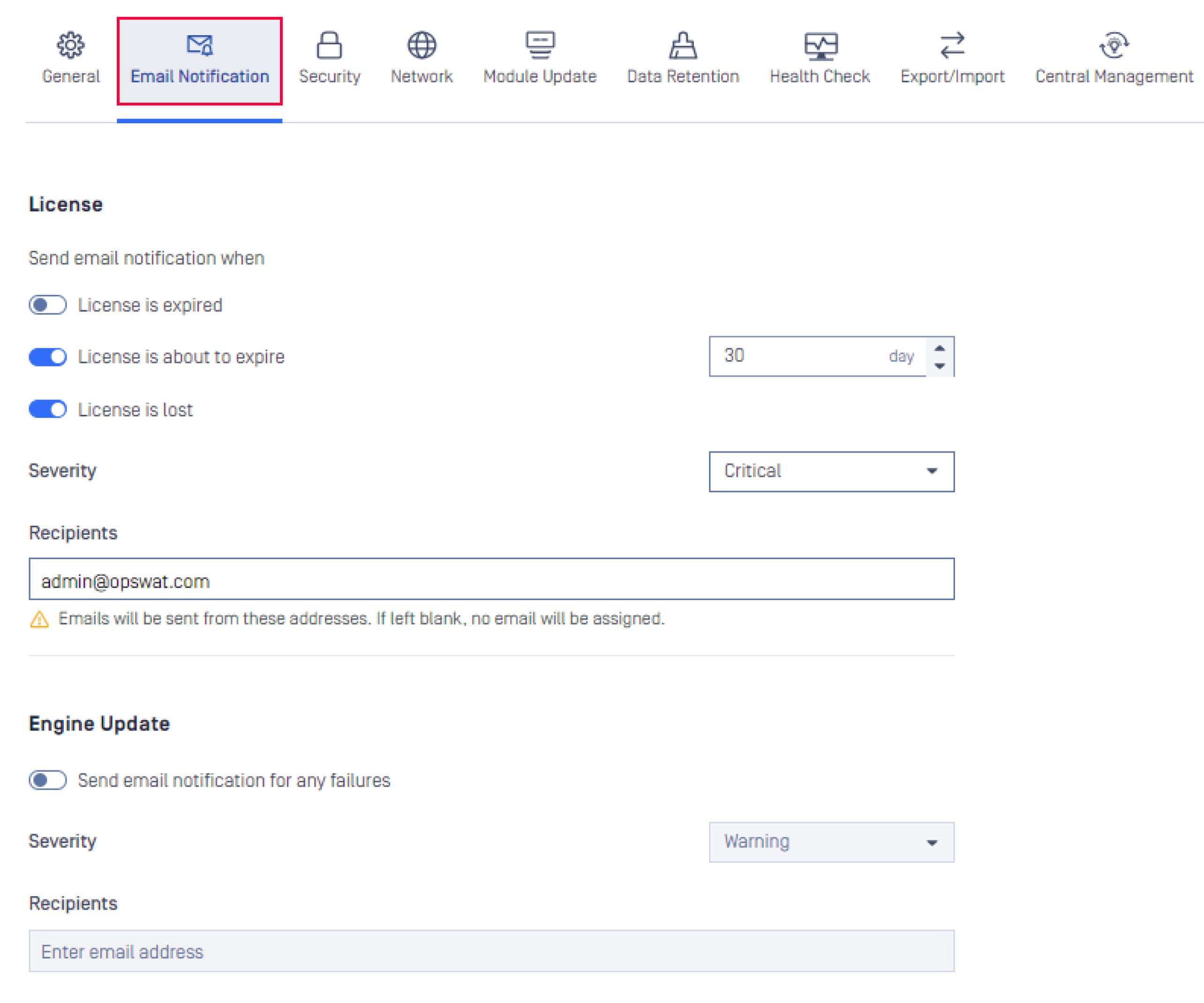 MetaDefender Core™ v5.12.0: Peningkatan pada Peringatan, Unggahan CSV, Penyimpanan Kata Sandi, dan Lainnya