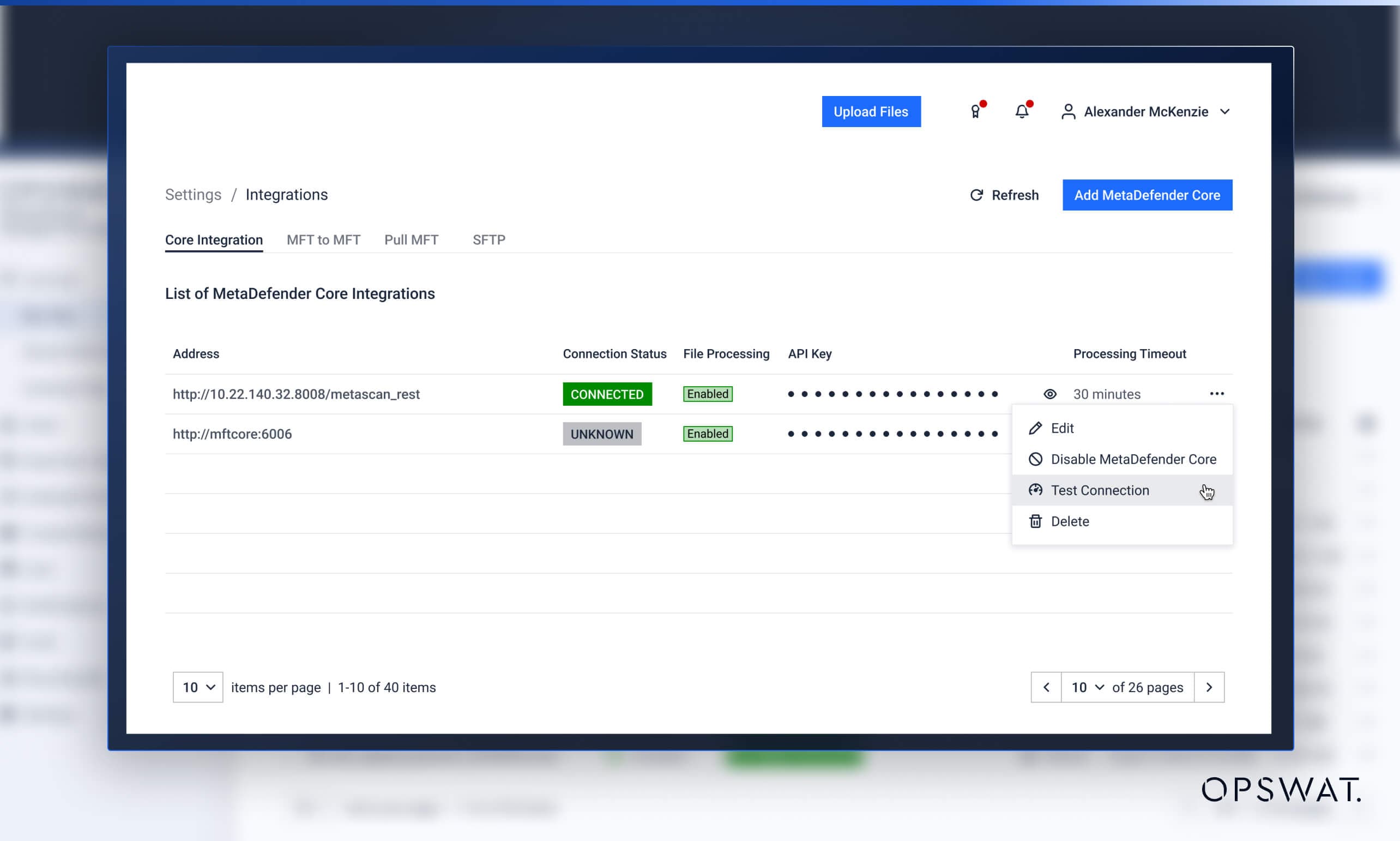 MetaDefender Managed File Transfer (MFT) v3.9.0