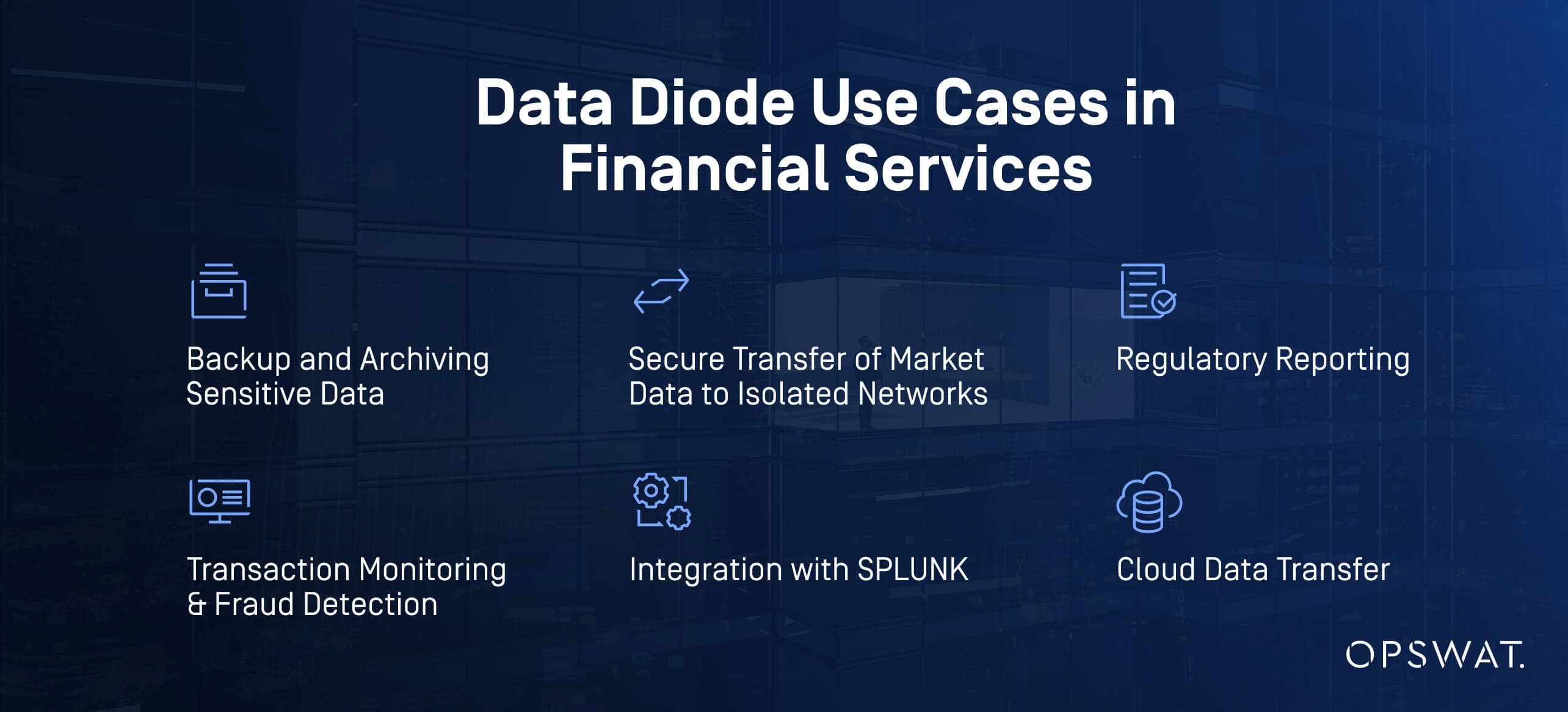 Securing Financial IT Infrastructure with Data Diodes